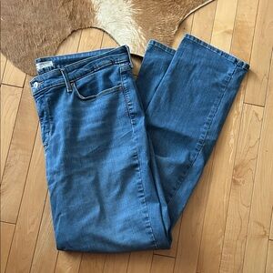 Levi's high rise straight jeans